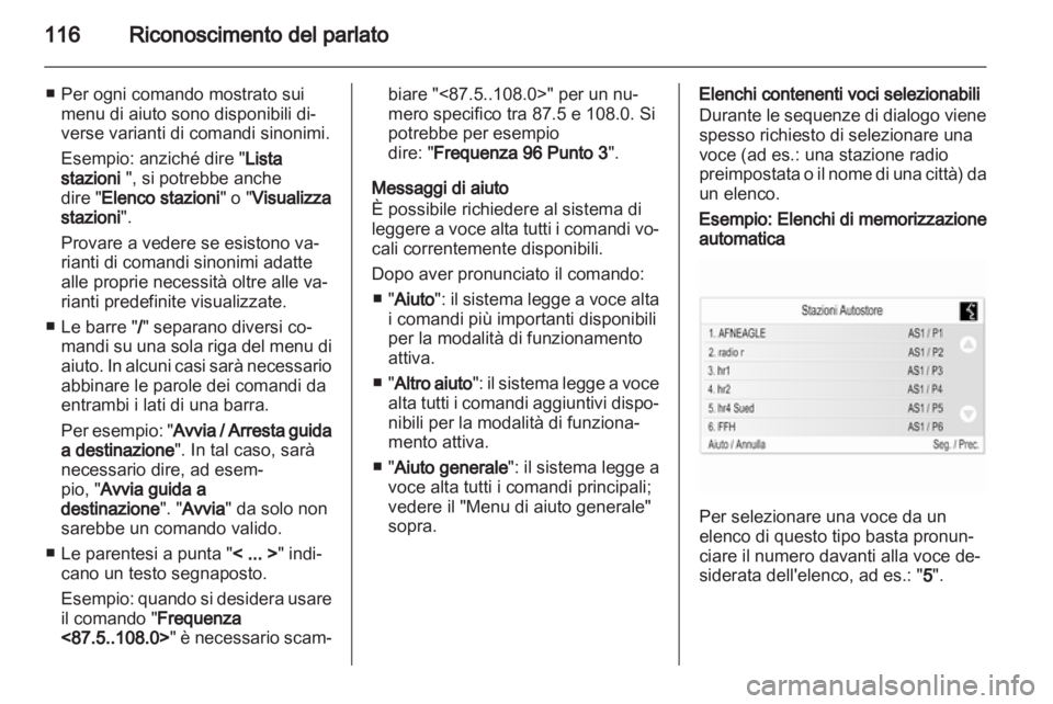 OPEL INSIGNIA 2013  Manuale del sistema Infotainment (in Italian) 