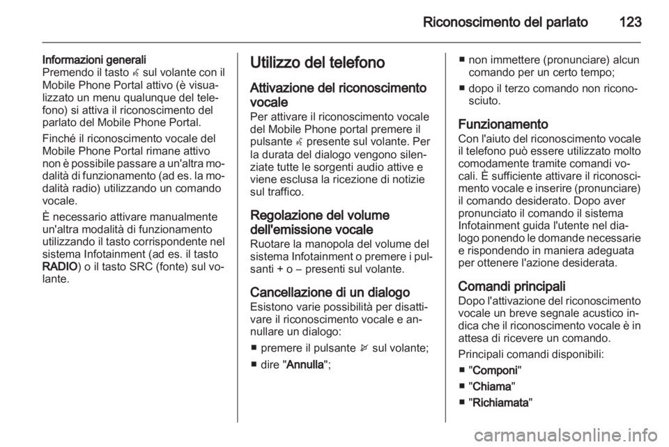 OPEL INSIGNIA 2013  Manuale del sistema Infotainment (in Italian) 