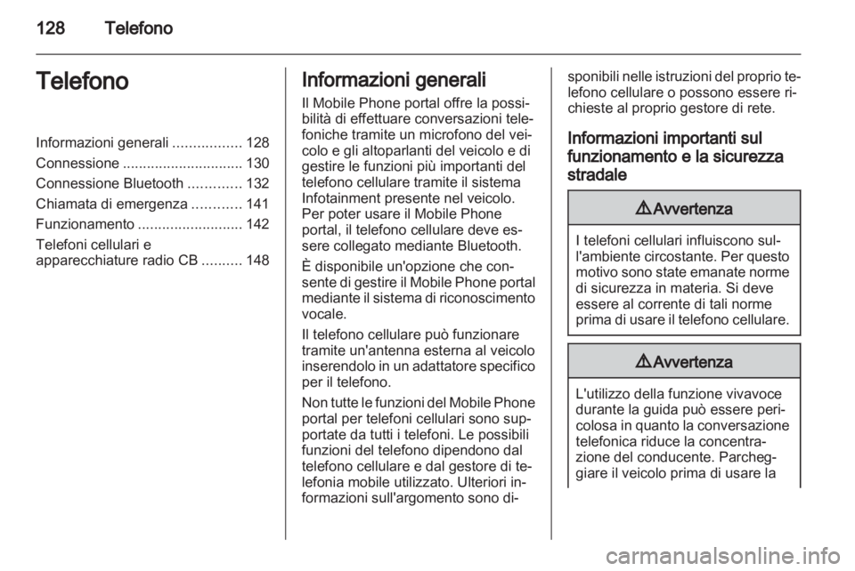 OPEL INSIGNIA 2013  Manuale del sistema Infotainment (in Italian) 