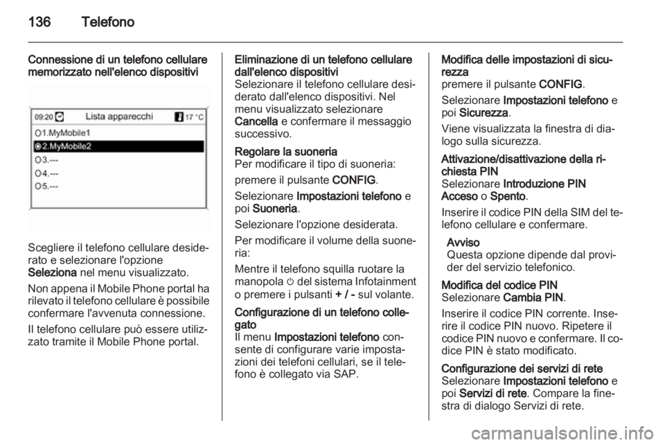 OPEL INSIGNIA 2013  Manuale del sistema Infotainment (in Italian) 