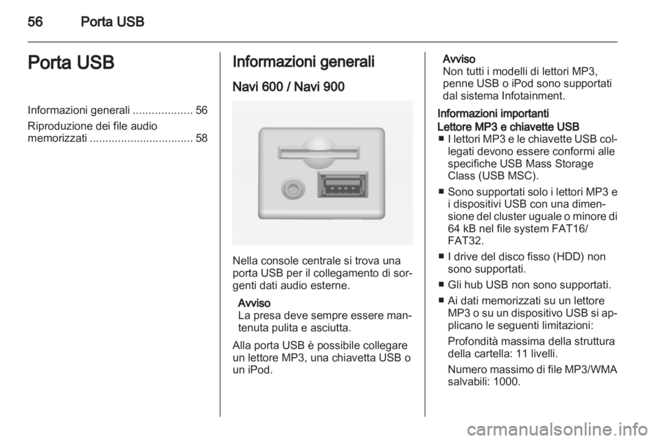 OPEL INSIGNIA 2013  Manuale del sistema Infotainment (in Italian) 