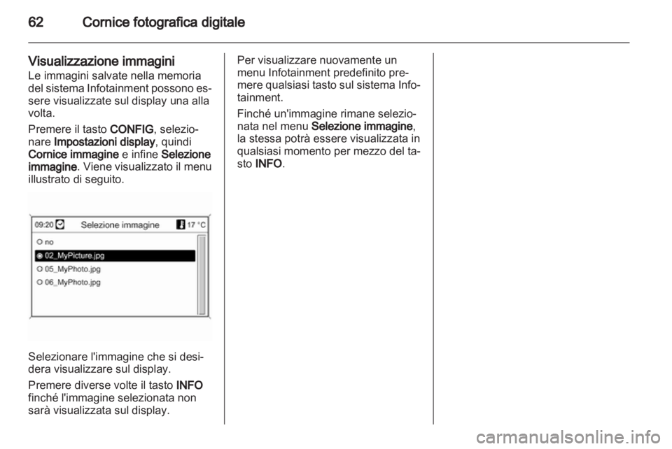 OPEL INSIGNIA 2013  Manuale del sistema Infotainment (in Italian) 