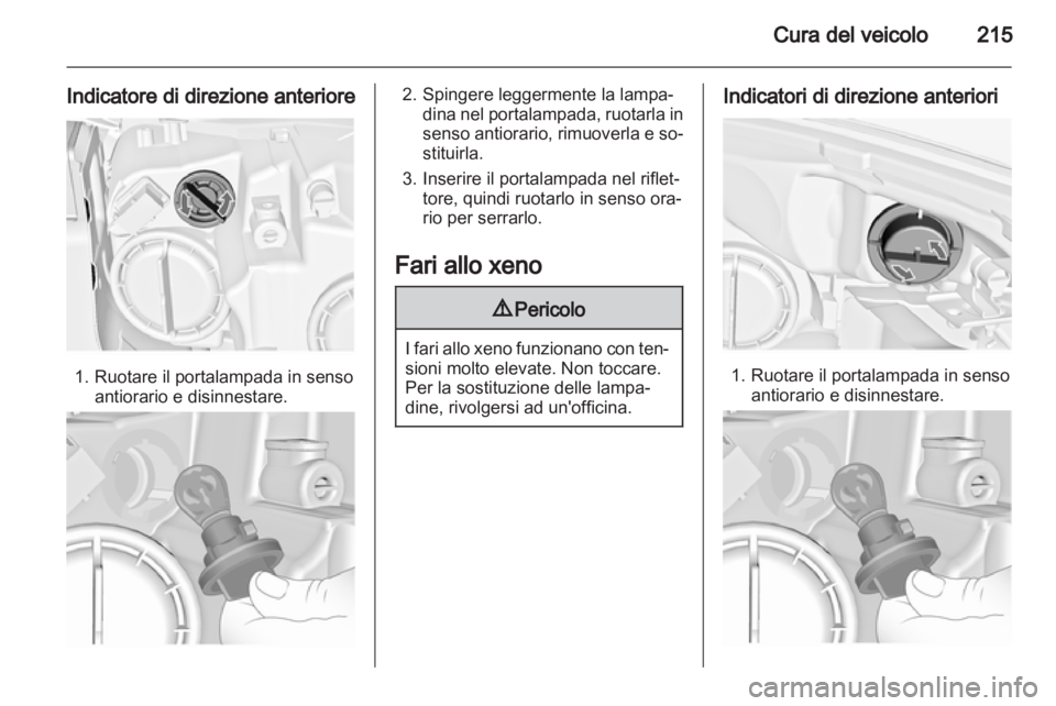 OPEL INSIGNIA 2013  Manuale di uso e manutenzione (in Italian) 