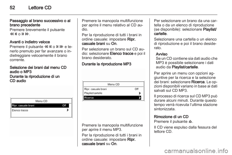 OPEL INSIGNIA 2013.5  Manuale del sistema Infotainment (in Italian) 