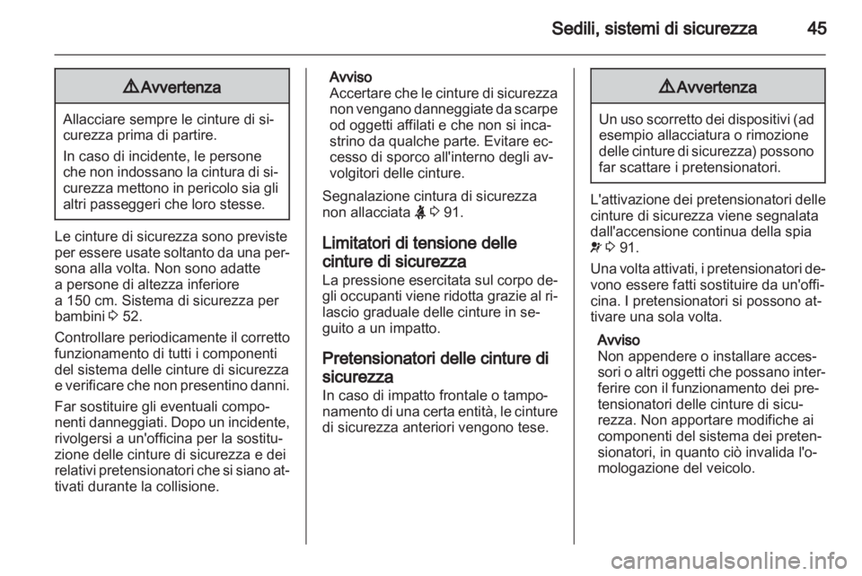 OPEL MERIVA 2011  Manuale di uso e manutenzione (in Italian) 