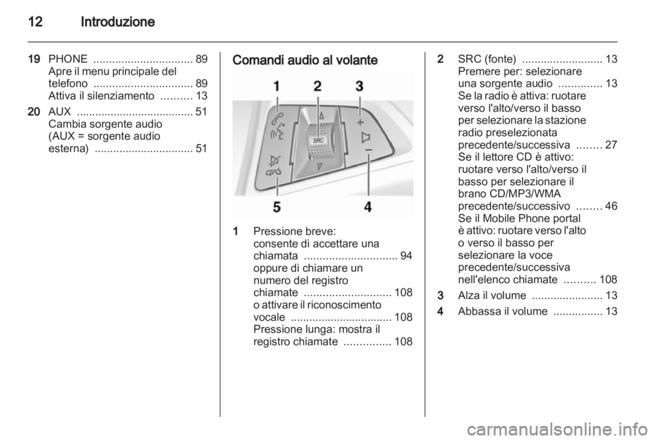 OPEL MERIVA 2011.5  Manuale del sistema Infotainment (in Italian) 