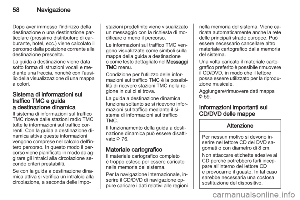 OPEL MERIVA 2011.5  Manuale del sistema Infotainment (in Italian) 