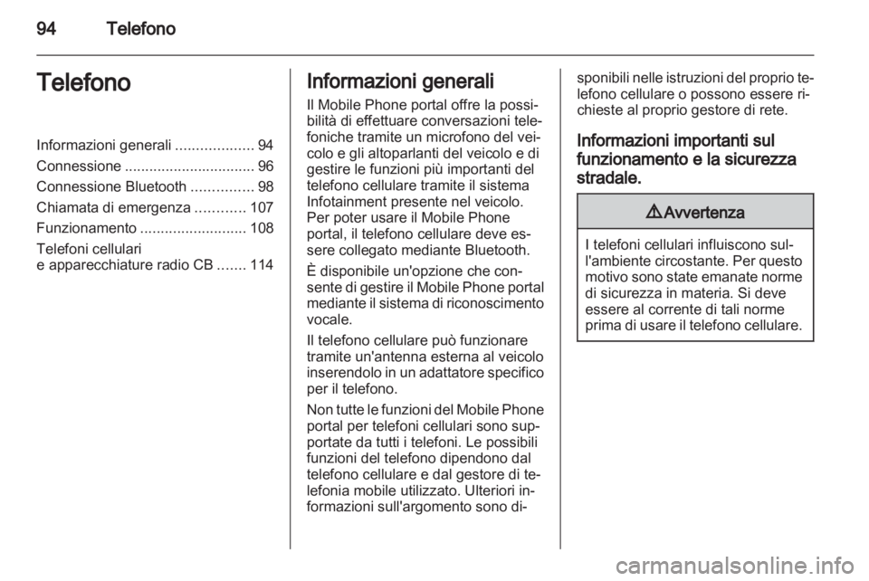 OPEL MERIVA 2011.5  Manuale del sistema Infotainment (in Italian) 
