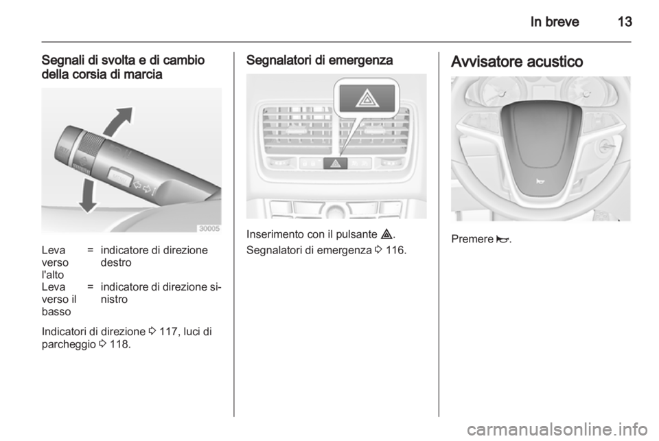 OPEL MERIVA 2011.5  Manuale di uso e manutenzione (in Italian) 