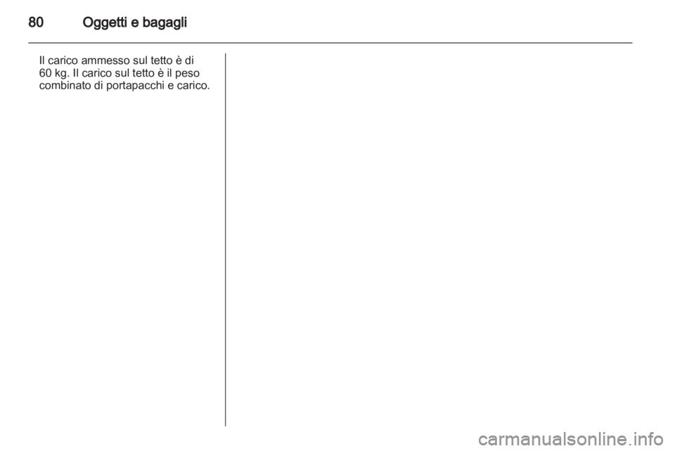 OPEL MERIVA 2011.5  Manuale di uso e manutenzione (in Italian) 