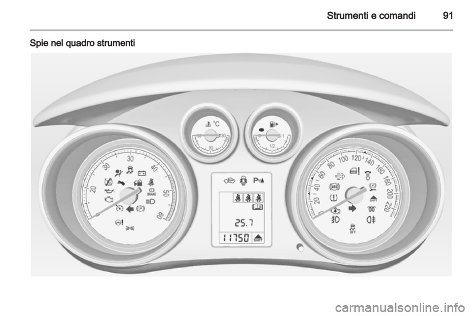 OPEL MERIVA 2011.5  Manuale di uso e manutenzione (in Italian) 
