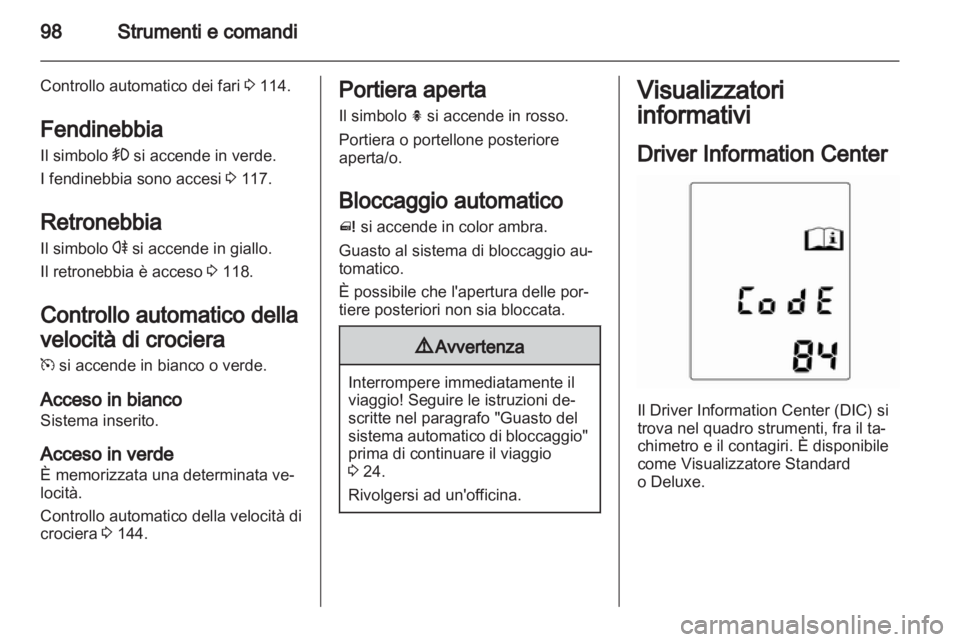OPEL MERIVA 2011.5  Manuale di uso e manutenzione (in Italian) 