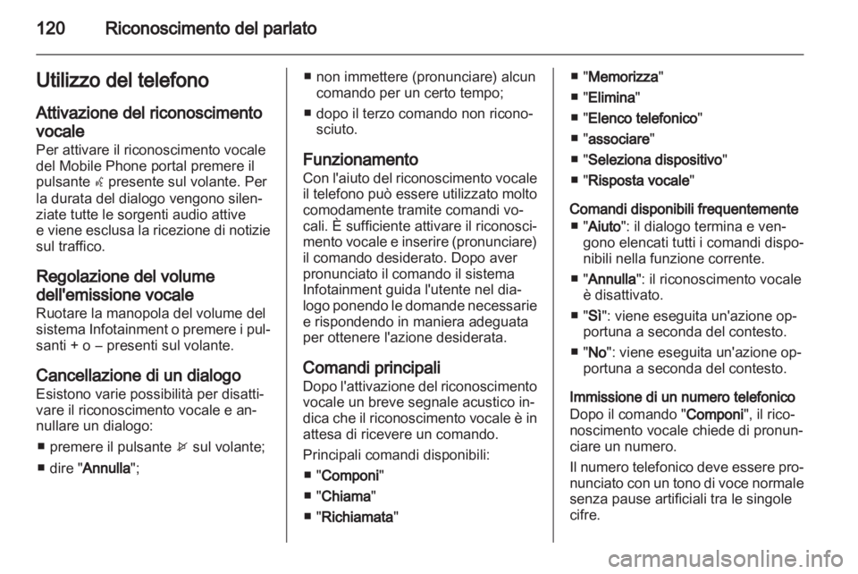 OPEL MERIVA 2012  Manuale del sistema Infotainment (in Italian) 