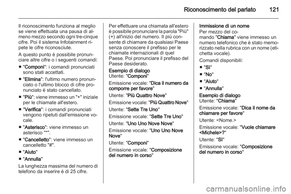 OPEL MERIVA 2012  Manuale del sistema Infotainment (in Italian) 