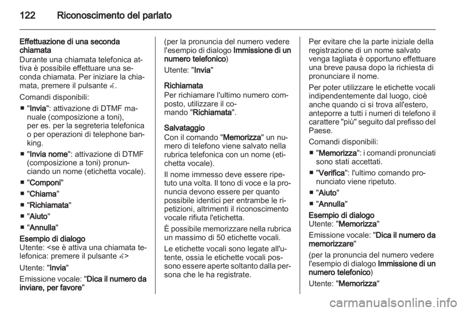 OPEL MERIVA 2012  Manuale del sistema Infotainment (in Italian) 
