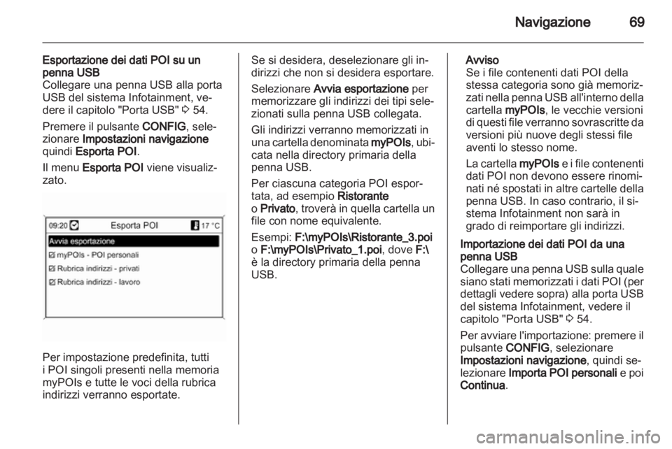 OPEL MERIVA 2012  Manuale del sistema Infotainment (in Italian) 