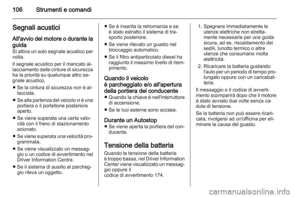 OPEL MERIVA 2012  Manuale di uso e manutenzione (in Italian) 