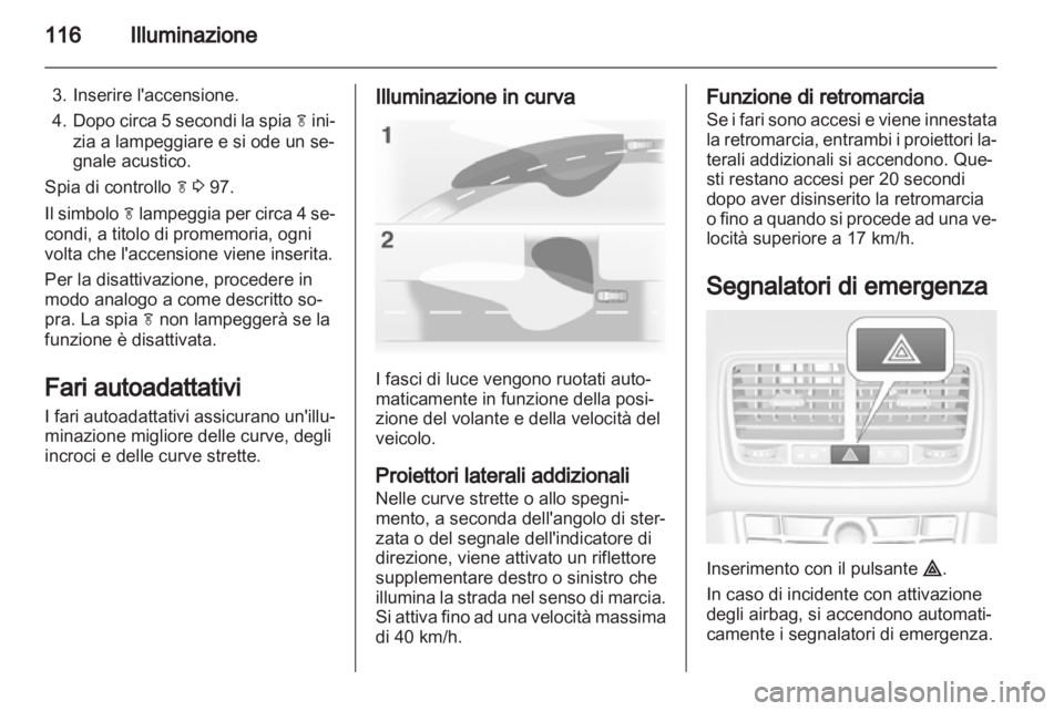 OPEL MERIVA 2012  Manuale di uso e manutenzione (in Italian) 