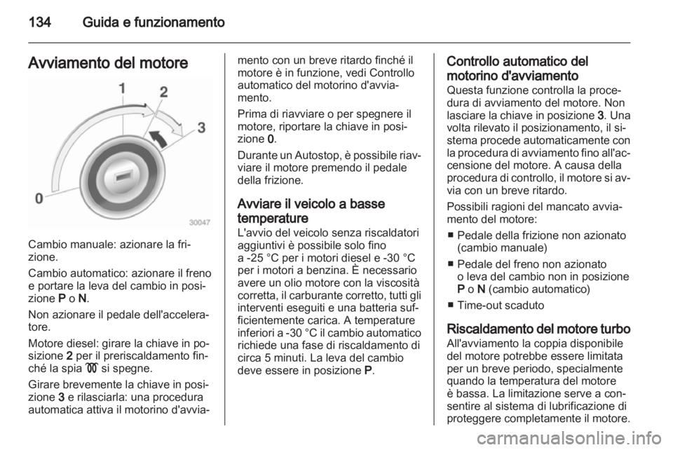 OPEL MERIVA 2012  Manuale di uso e manutenzione (in Italian) 