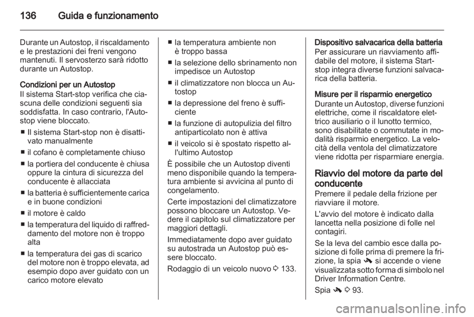 OPEL MERIVA 2012  Manuale di uso e manutenzione (in Italian) 