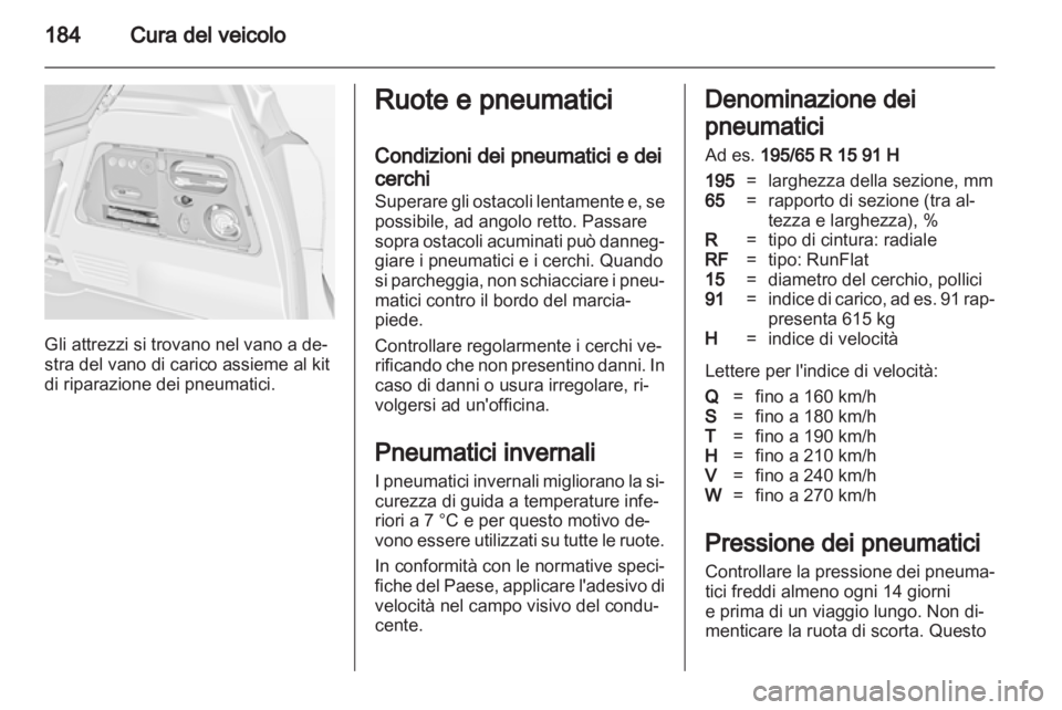 OPEL MERIVA 2012  Manuale di uso e manutenzione (in Italian) 