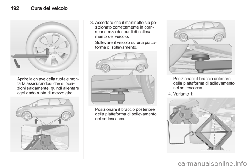 OPEL MERIVA 2012  Manuale di uso e manutenzione (in Italian) 