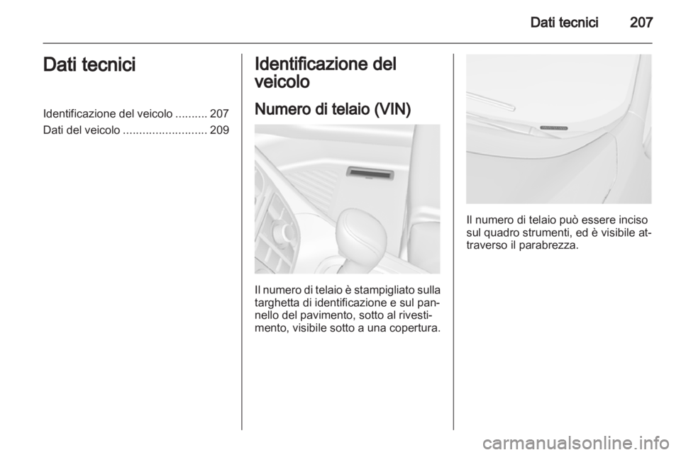 OPEL MERIVA 2012  Manuale di uso e manutenzione (in Italian) 