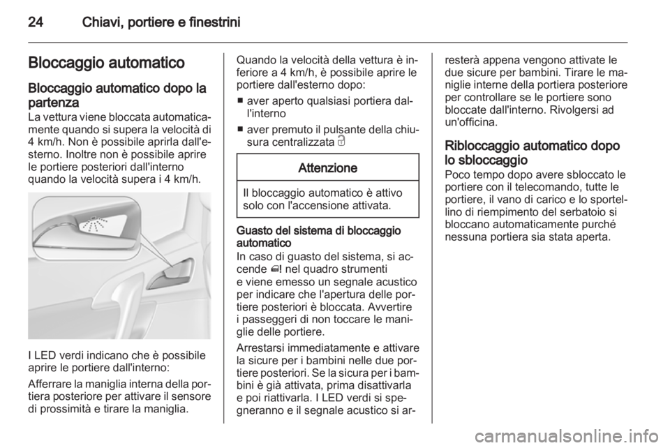 OPEL MERIVA 2012  Manuale di uso e manutenzione (in Italian) 