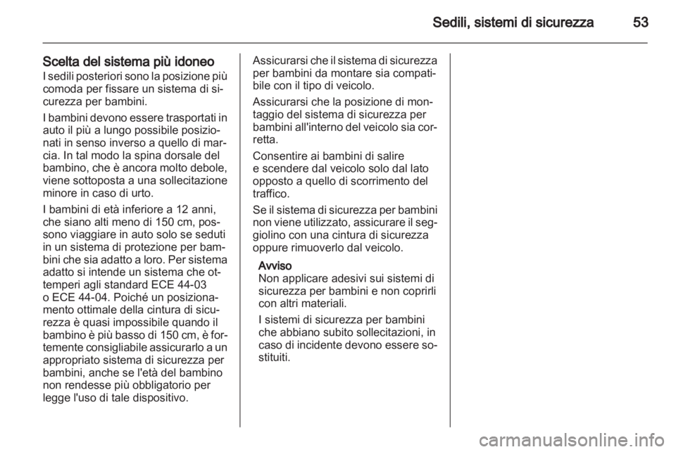 OPEL MERIVA 2012  Manuale di uso e manutenzione (in Italian) 