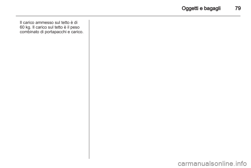 OPEL MERIVA 2012  Manuale di uso e manutenzione (in Italian) 