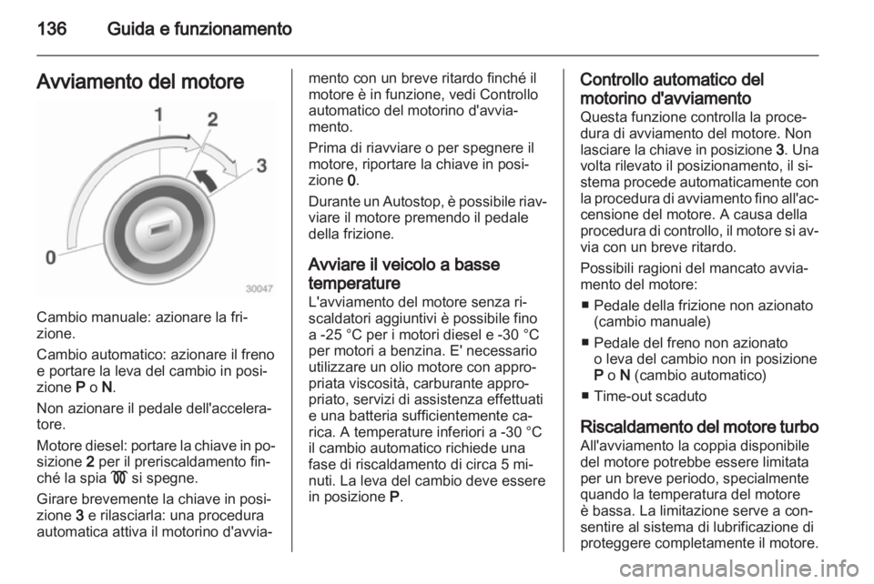 OPEL MERIVA 2012.5  Manuale di uso e manutenzione (in Italian) 
