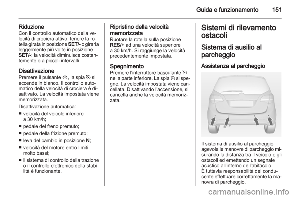 OPEL MERIVA 2012.5  Manuale di uso e manutenzione (in Italian) 