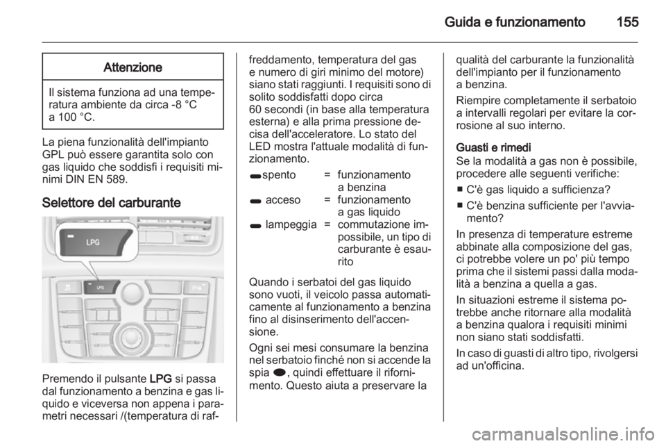 OPEL MERIVA 2012.5  Manuale di uso e manutenzione (in Italian) 