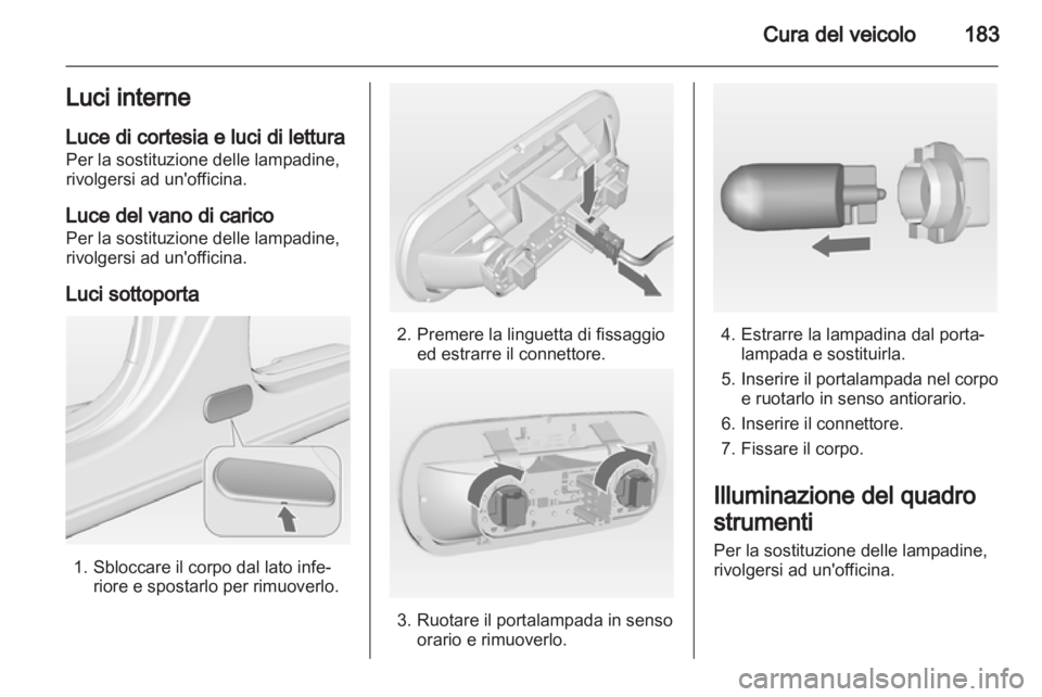 OPEL MERIVA 2012.5  Manuale di uso e manutenzione (in Italian) 