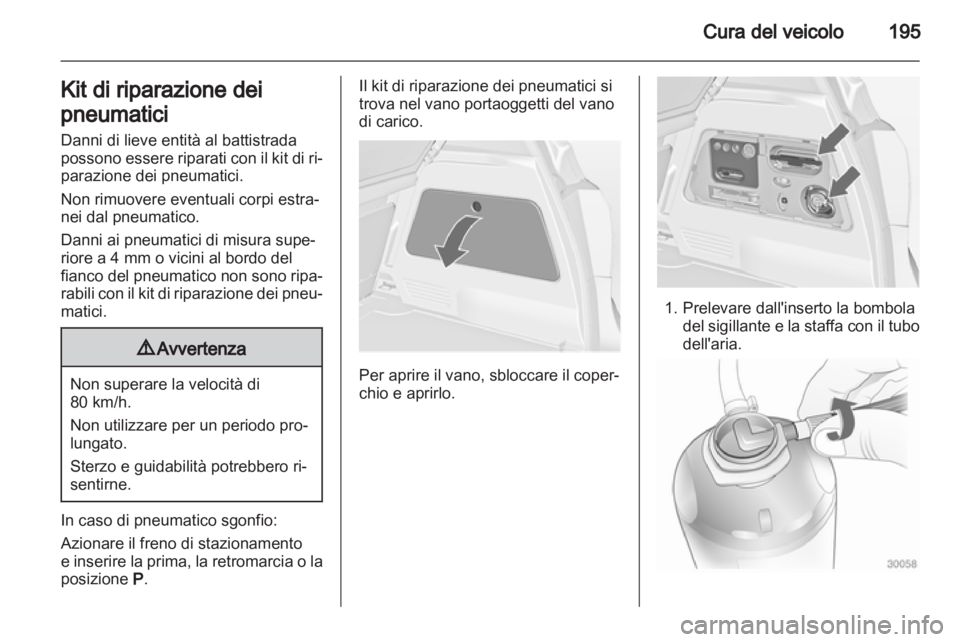 OPEL MERIVA 2012.5  Manuale di uso e manutenzione (in Italian) 