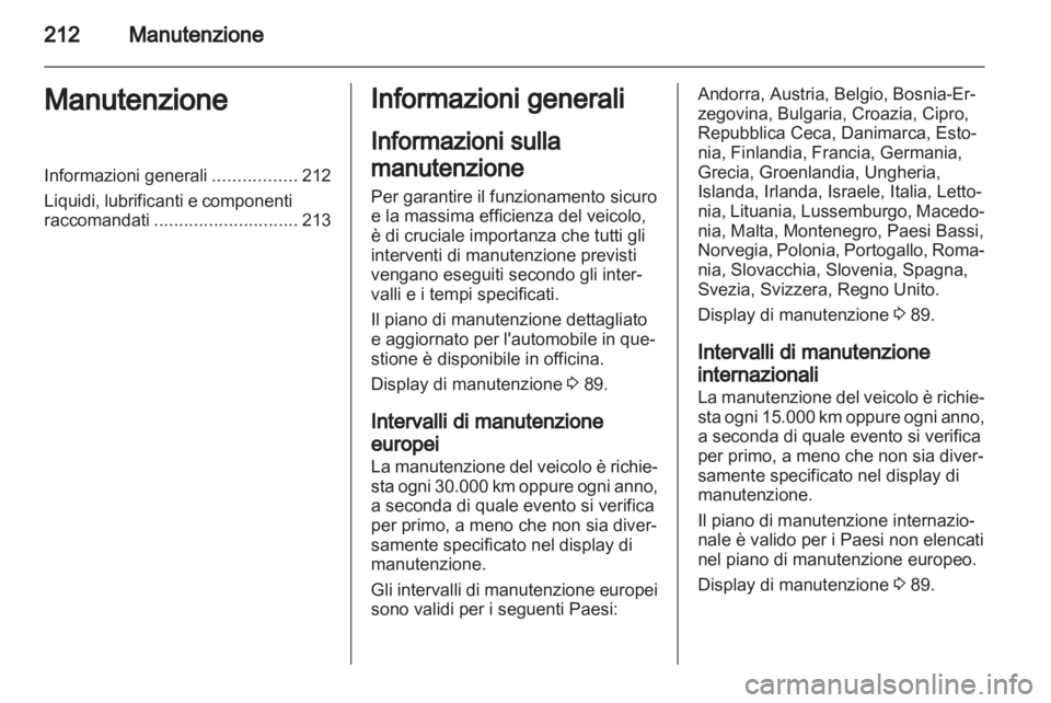 OPEL MERIVA 2012.5  Manuale di uso e manutenzione (in Italian) 