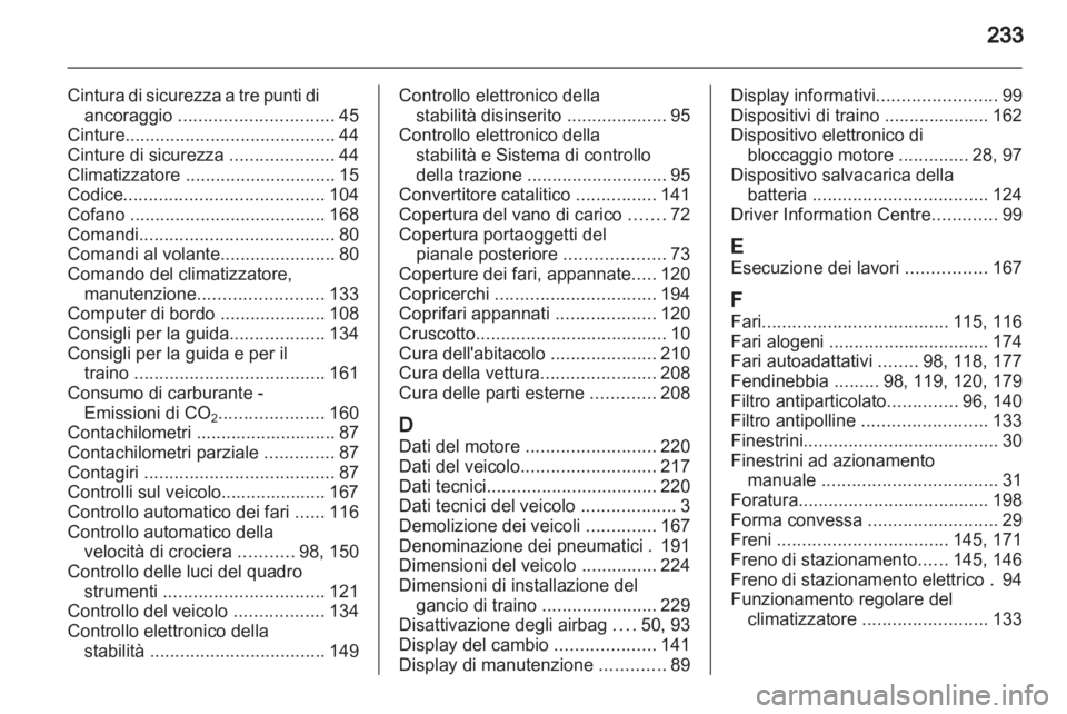 OPEL MERIVA 2012.5  Manuale di uso e manutenzione (in Italian) 