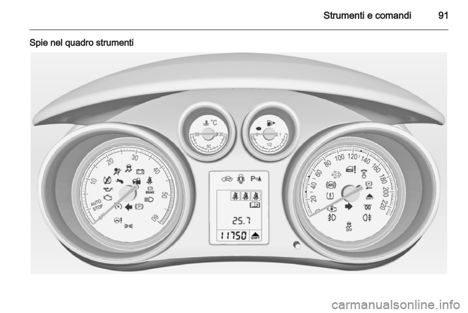 OPEL MERIVA 2012.5  Manuale di uso e manutenzione (in Italian) 