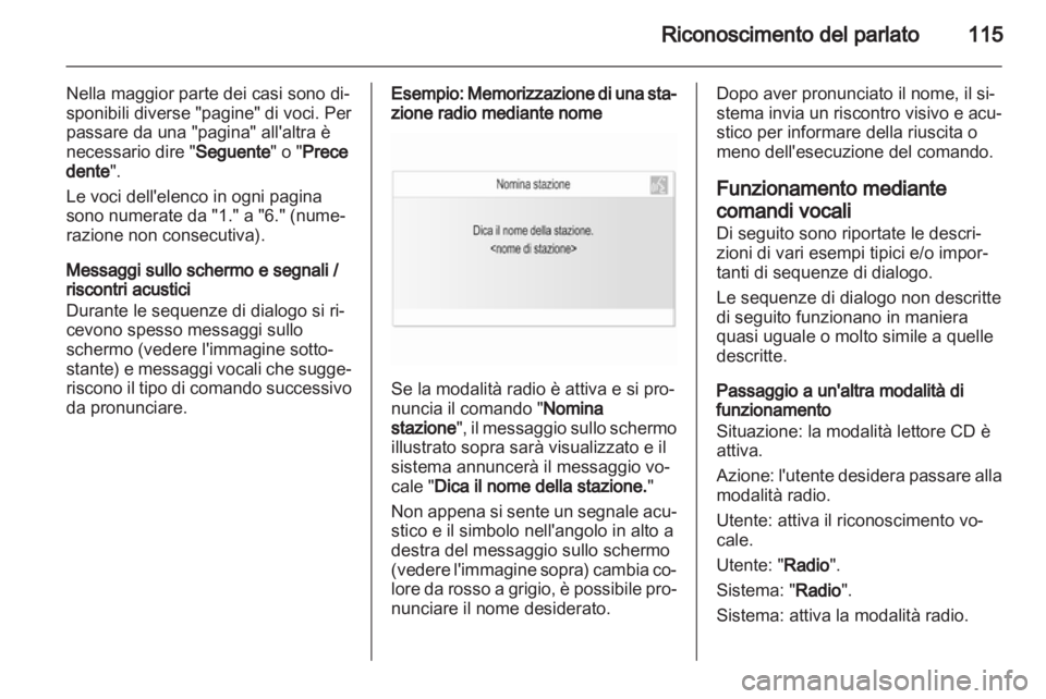 OPEL MERIVA 2013  Manuale del sistema Infotainment (in Italian) 