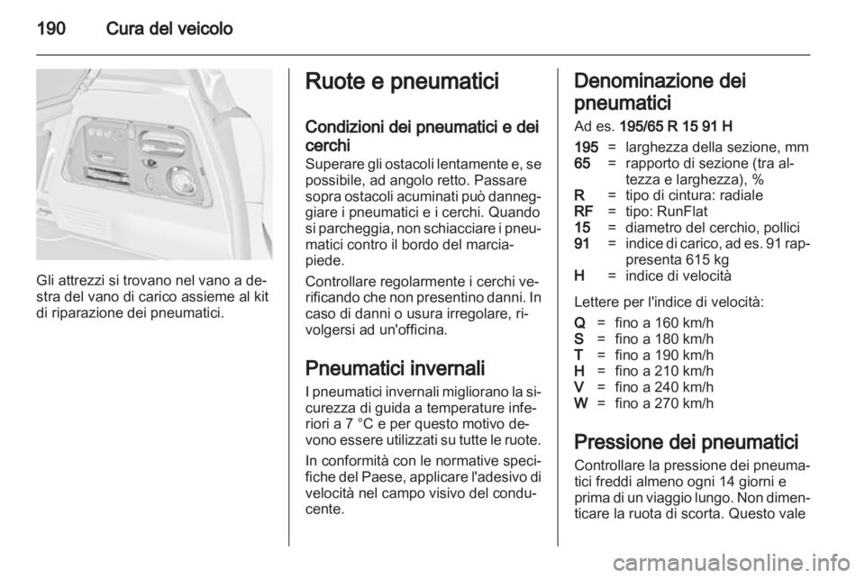 OPEL MERIVA 2013  Manuale di uso e manutenzione (in Italian) 