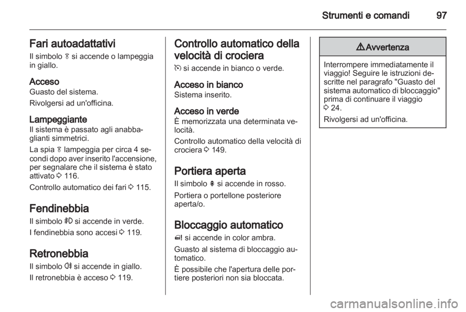 OPEL MERIVA 2013  Manuale di uso e manutenzione (in Italian) 
