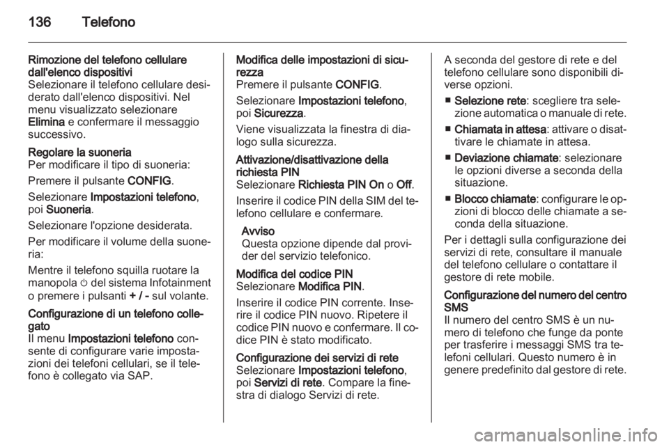 OPEL MERIVA 2013.5  Manuale del sistema Infotainment (in Italian) 