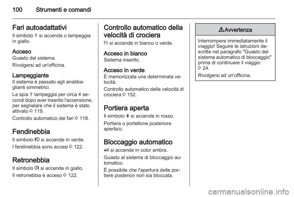 OPEL MERIVA 2013.5  Manuale di uso e manutenzione (in Italian) 
