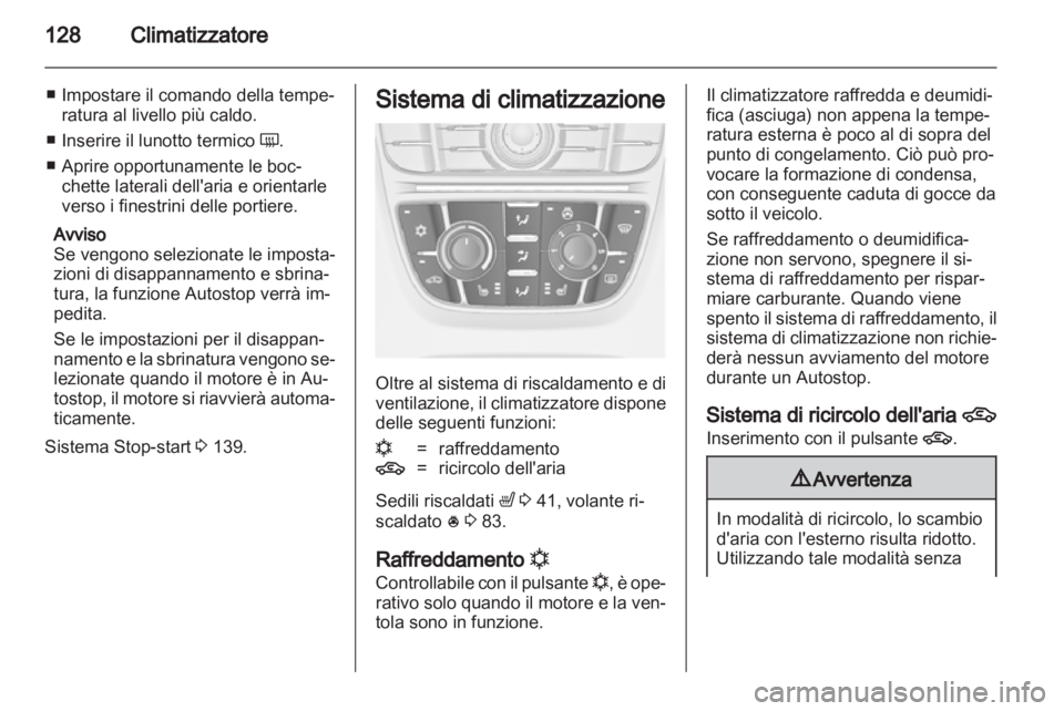 OPEL MERIVA 2013.5  Manuale di uso e manutenzione (in Italian) 