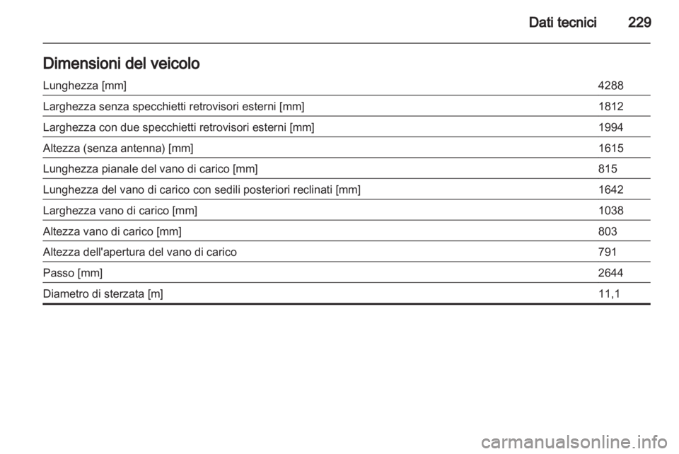 OPEL MERIVA 2013.5  Manuale di uso e manutenzione (in Italian) 