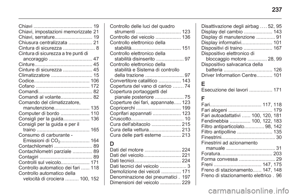 OPEL MERIVA 2013.5  Manuale di uso e manutenzione (in Italian) 