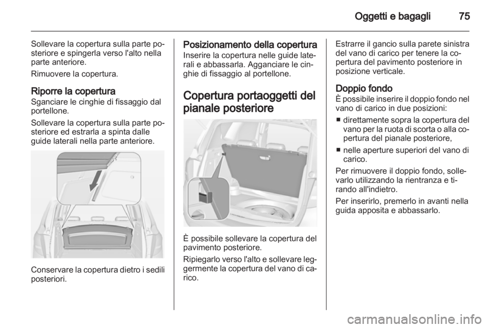 OPEL MERIVA 2013.5  Manuale di uso e manutenzione (in Italian) 