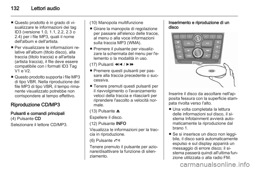 OPEL MOKKA 2013  Manuale del sistema Infotainment (in Italian) 
