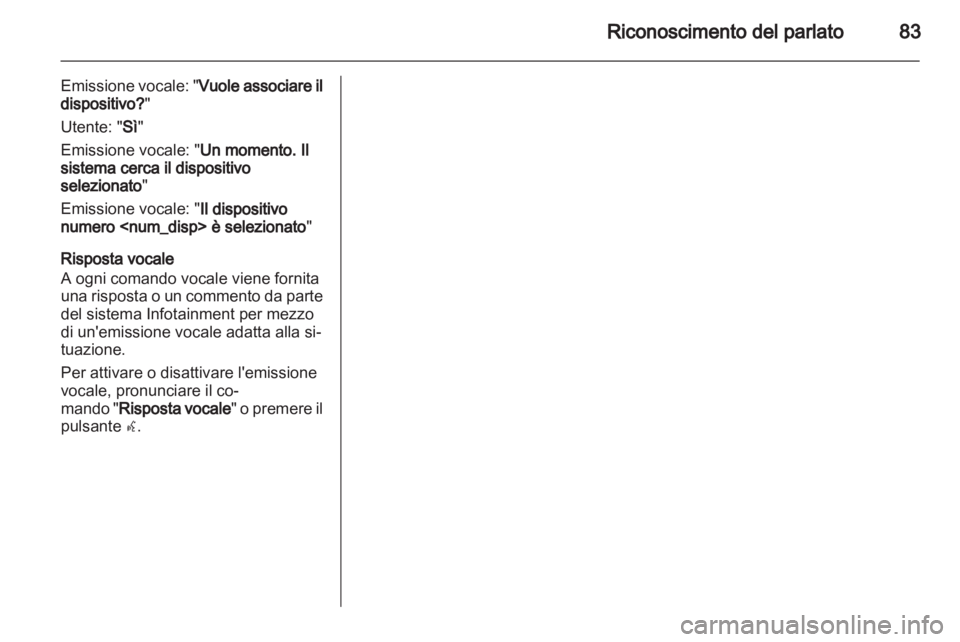 OPEL MOKKA 2013  Manuale del sistema Infotainment (in Italian) 