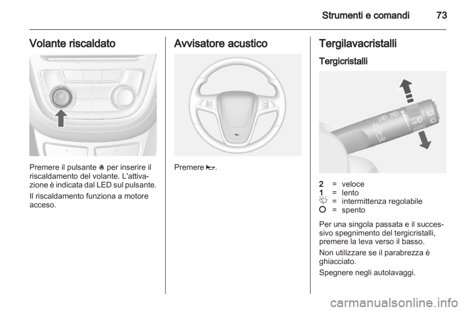 OPEL MOKKA 2013  Manuale di uso e manutenzione (in Italian) 